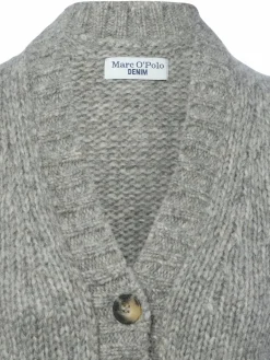 Marc O'Polo Denim Pullover & Strickjacken<Damen Strickweste mit Alpaka-Anteil grau meliert