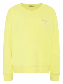 Chiemsee Sweatshirts & Sweatjacken<Damen Sweater gelb bedruckt