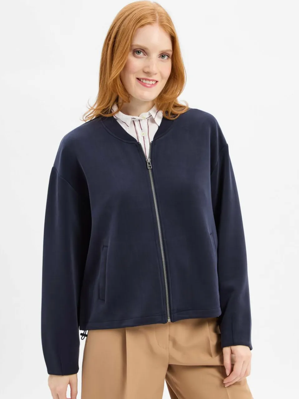 Damen s.Oliver Sweatshirts & Sweatjacken>Damen Sweatjacke