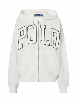 Polo Ralph Lauren Sweatshirts & Sweatjacken<Damen Sweatjacke ecru bedruckt