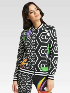 Damen Carlo Colucci Sweatshirts & Sweatjacken>Damen Sweatjacke - Cologna