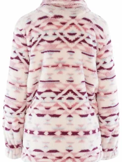 PJ Salvage Sweatshirts & Sweatjacken<Damen Sweatjacke - Cozy Shacket mehrfarbig gemustert