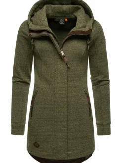 Ragwear Sweatshirts & Sweatjacken<Damen Sweatjacke - Letty Intl. oliv uni
