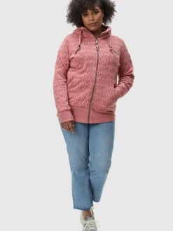 Damen Ragwear Sweatshirts & Sweatjacken>Damen Sweatjacke - Neska Print Zip Plus
