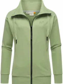 Ragwear Sweatshirts & Sweatjacken<Damen Sweatjacke - Shocky grün uni