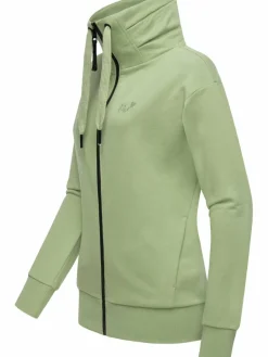 Ragwear Sweatshirts & Sweatjacken<Damen Sweatjacke - Shocky grün uni