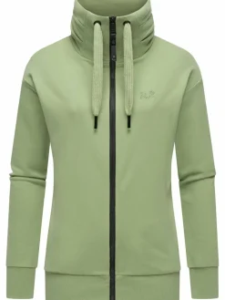 Ragwear Sweatshirts & Sweatjacken<Damen Sweatjacke - Shocky grün uni