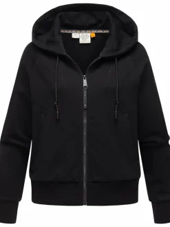 Ragwear Sweatshirts & Sweatjacken<Damen Sweatjacke - Taila schwarz uni
