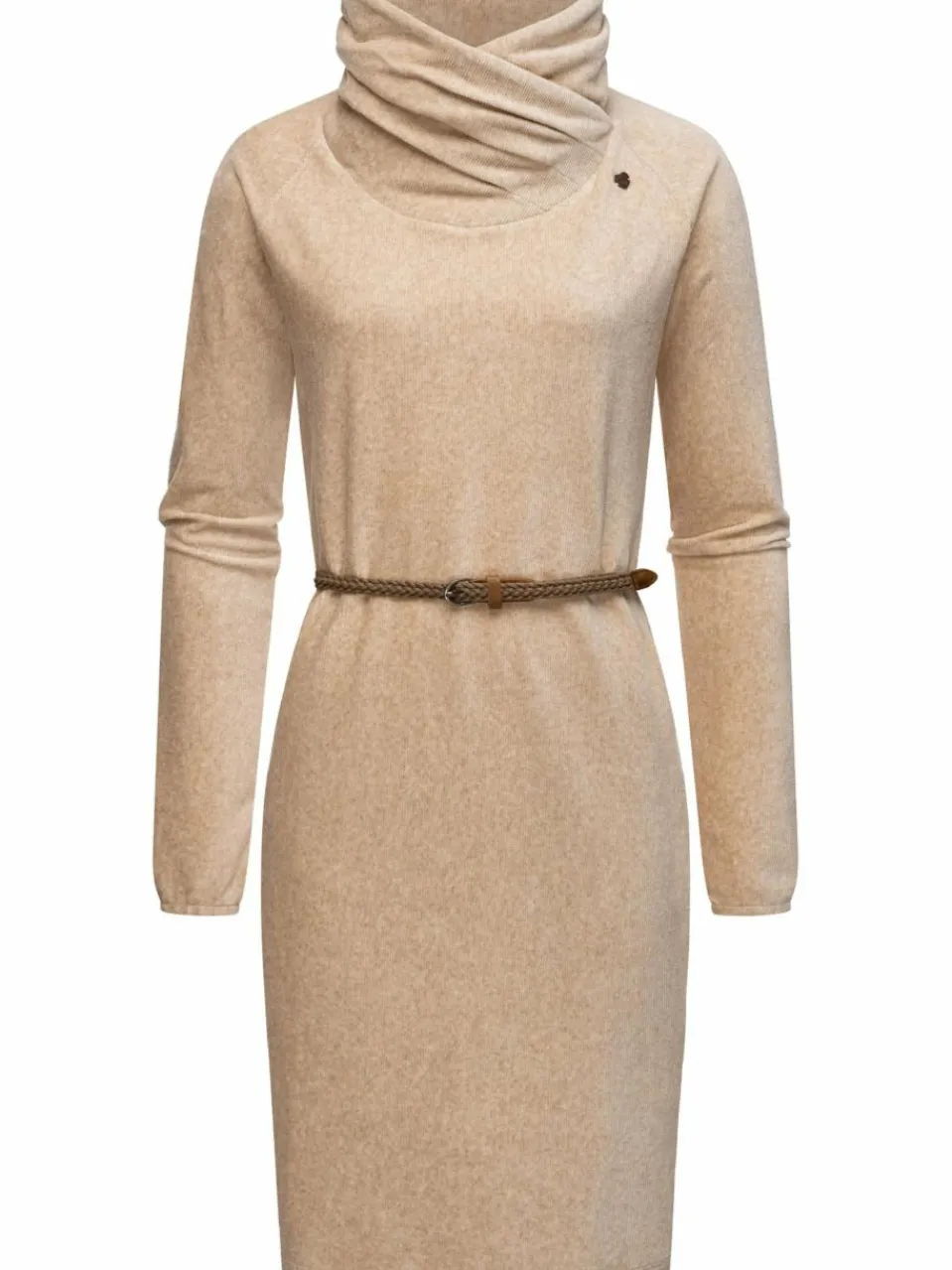 Ragwear Kleider<Damen Sweatkleid - Belita sand uni