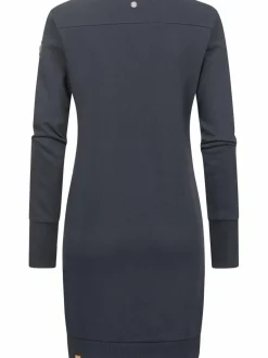 Ragwear Kleider<Damen Sweatkleid - Menita Organic marine uni