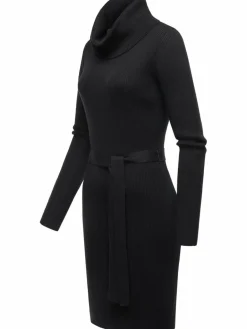 Ragwear Kleider<Damen Sweatkleid - Miyya schwarz uni