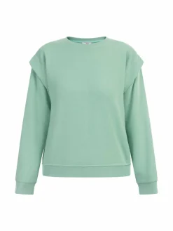 MyMo Sweatshirts & Sweatjacken<Damen Sweatpullover mint uni