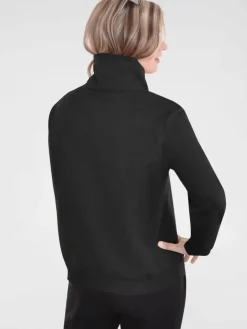 Navigazione Sweatshirts & Sweatjacken<Damen Sweatshirt schwarz uni