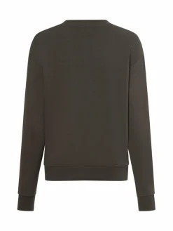 Marie Lund Sweatshirts & Sweatjacken<Damen Sweatshirt oliv uni