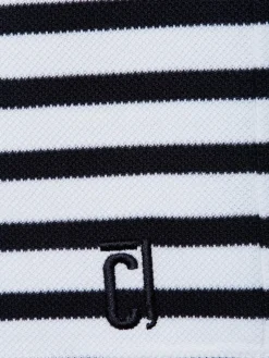 comma casual identity Sweatshirts & Sweatjacken<Damen Sweatshirt schwarz ecru gestreift