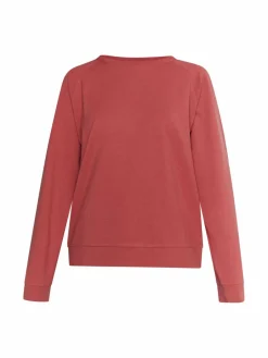Usha Sweatshirts & Sweatjacken<Damen Sweatshirt rot uni