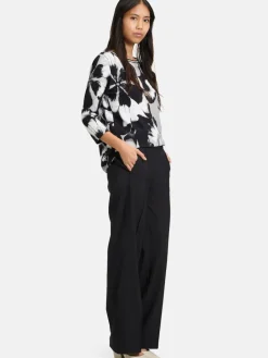 Betty Barclay Sweatshirts & Sweatjacken<Damen Sweatshirt schwarz mehrfarbig gemustert