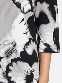 Betty Barclay Sweatshirts & Sweatjacken<Damen Sweatshirt schwarz mehrfarbig gemustert