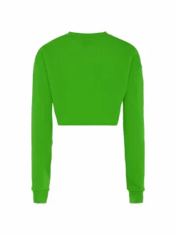 MyMo Sweatshirts & Sweatjacken<Damen Sweatshirt grün uni