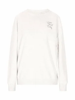 Dreimaster Sweatshirts & Sweatjacken<Damen Sweatshirt weiß uni