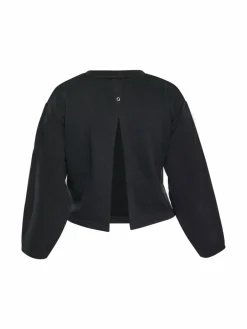 MyMo Sweatshirts & Sweatjacken<Damen sweatshirt schwarz uni