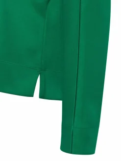 comma Sweatshirts & Sweatjacken<Damen Sweatshirt grün uni