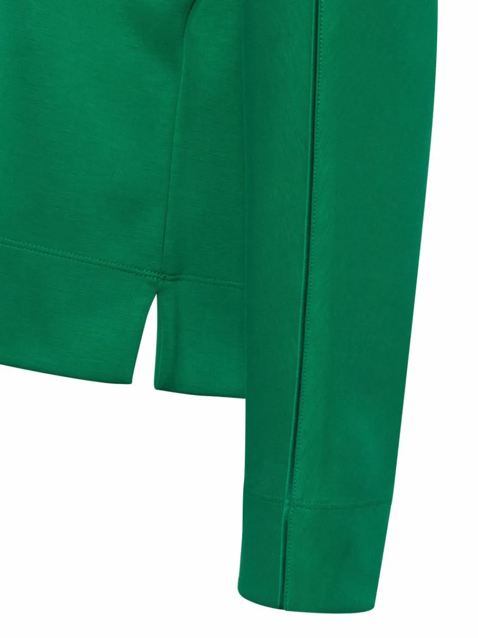 comma Sweatshirts & Sweatjacken<Damen Sweatshirt grün uni