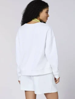 Chiemsee Sweatshirts & Sweatjacken<Damen Sweatshirt weiß uni