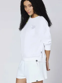 Chiemsee Sweatshirts & Sweatjacken<Damen Sweatshirt weiß uni