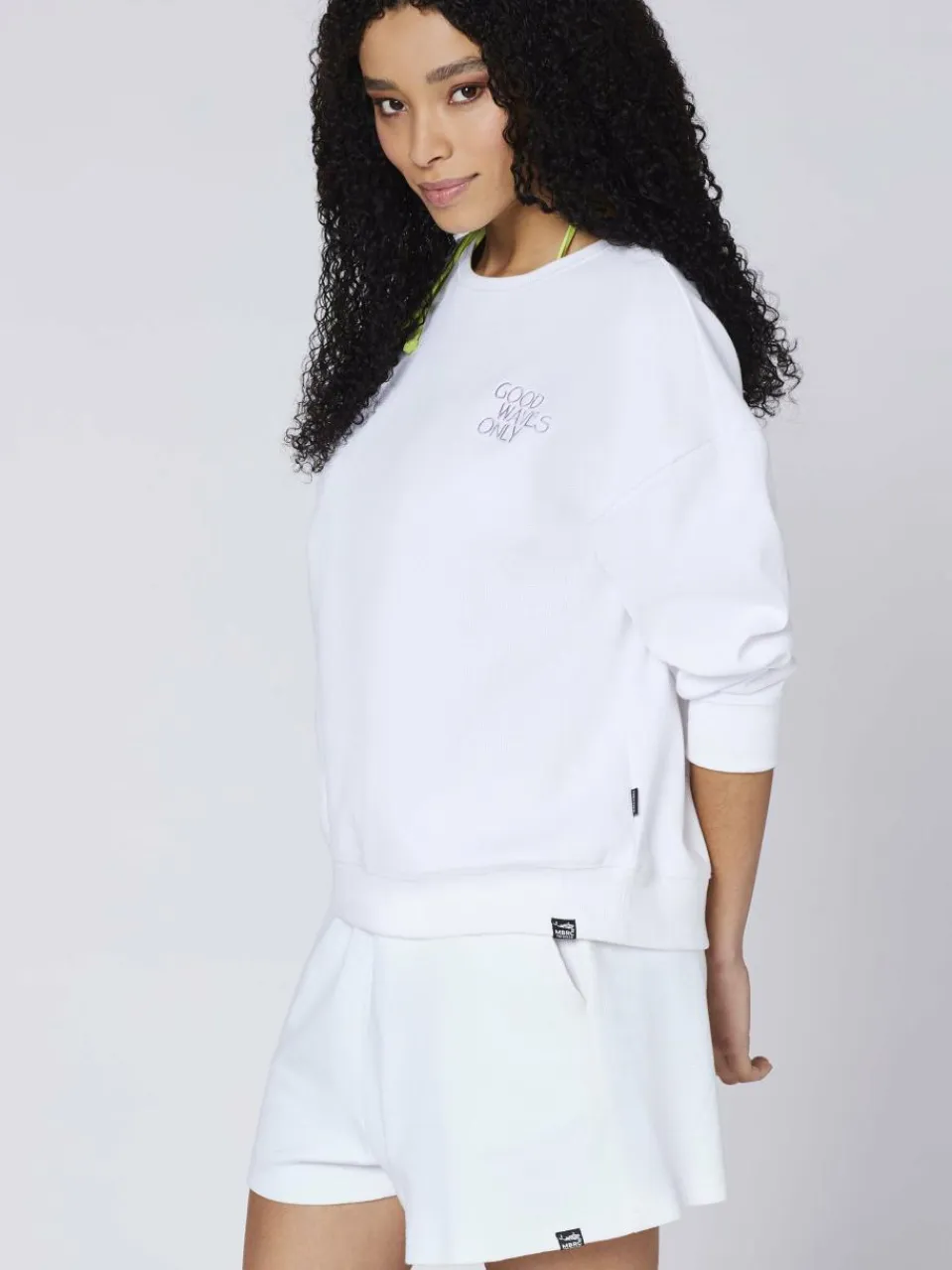 Chiemsee Sweatshirts & Sweatjacken<Damen Sweatshirt weiß uni