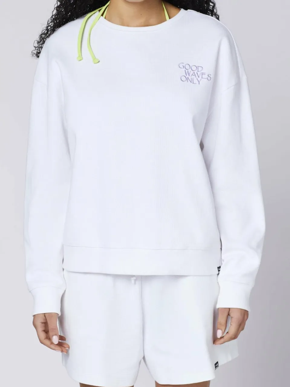 Chiemsee Sweatshirts & Sweatjacken<Damen Sweatshirt weiß uni