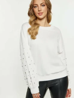 Faina Sweatshirts & Sweatjacken<Damen Sweatshirt ecru uni