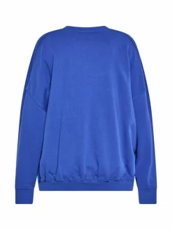 MyMo Sweatshirts & Sweatjacken<Damen Sweatshirt blau uni