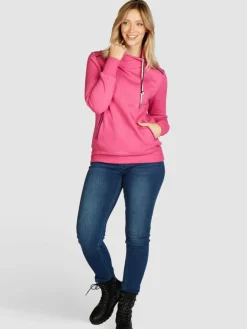 Navigazione Sweatshirts & Sweatjacken<Damen Sweatshirt pink uni