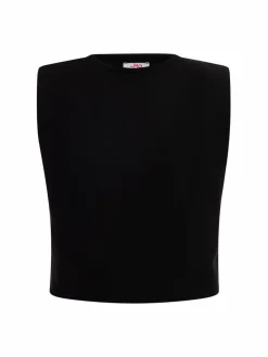 MyMo Sweatshirts & Sweatjacken<Damen Sweatshirt schwarz uni