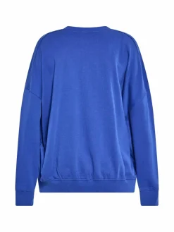MyMo Sweatshirts & Sweatjacken<Damen Sweatshirt blau uni