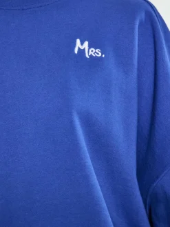 MyMo Sweatshirts & Sweatjacken<Damen Sweatshirt blau uni