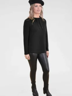 Navigazione Sweatshirts & Sweatjacken<Damen Sweatshirt schwarz uni