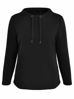 Navigazione Sweatshirts & Sweatjacken<Damen Sweatshirt schwarz uni