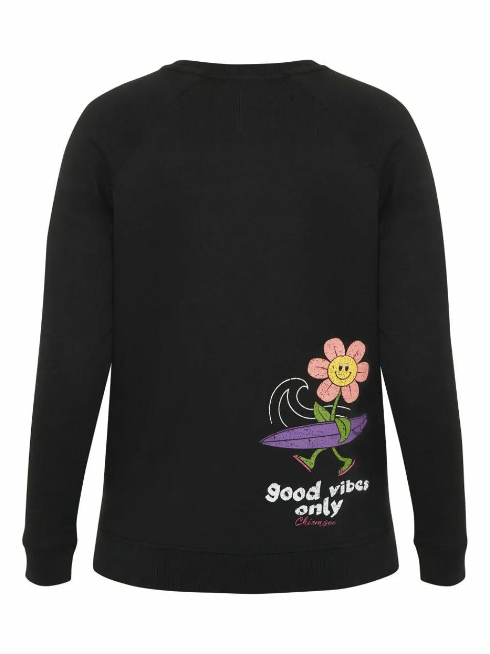 Chiemsee Sweatshirts & Sweatjacken<Damen Sweatshirt schwarz bedruckt