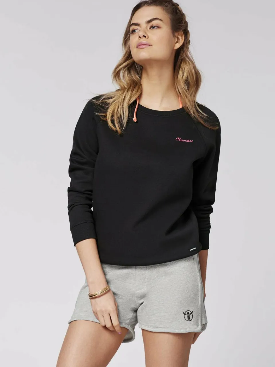 Chiemsee Sweatshirts & Sweatjacken<Damen Sweatshirt schwarz bedruckt