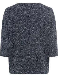 Olsen Sweatshirts & Sweatjacken<Damen Sweatshirt blau bedruckt