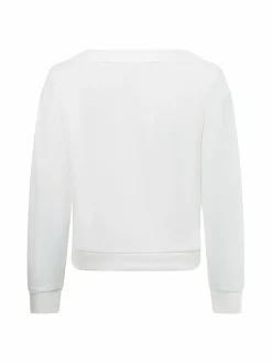 Monari Sweatshirts & Sweatjacken<Damen Sweatshirt ecru bedruckt