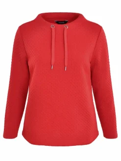Navigazione Sweatshirts & Sweatjacken<Damen Sweatshirt rot uni