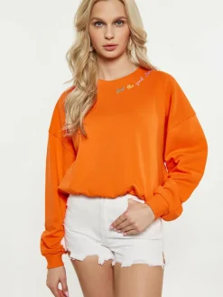 Damen IZIA Sweatshirts & Sweatjacken>Damen Sweatshirt