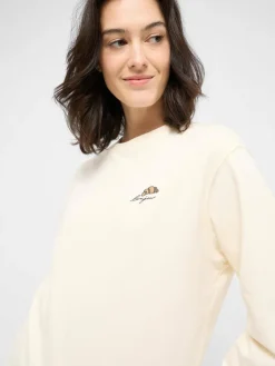 Mustang Sweatshirts & Sweatjacken<Damen Sweatshirt weiß uni