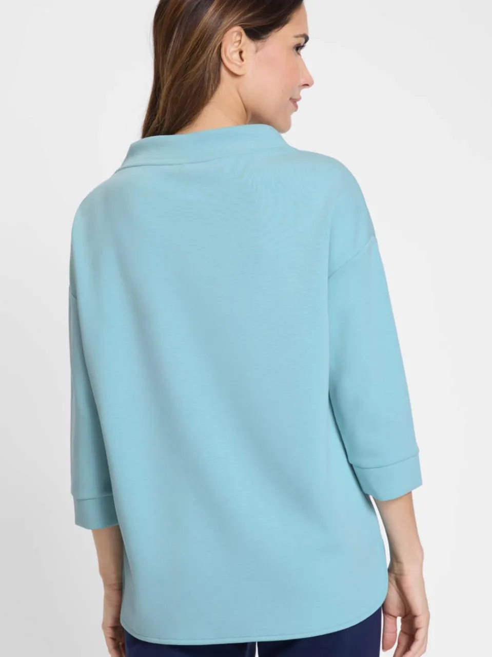 Olsen Sweatshirts & Sweatjacken<Damen Sweatshirt - Cora türkis bedruckt