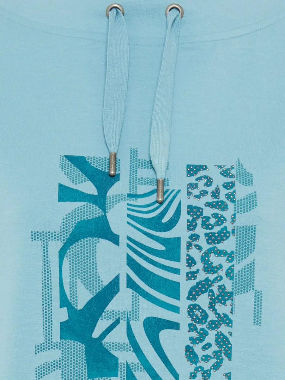 Olsen Sweatshirts & Sweatjacken<Damen Sweatshirt - Cora türkis bedruckt