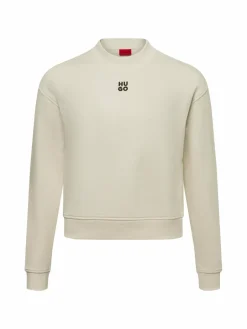 HUGO Sweatshirts & Sweatjacken<Damen Sweatshirt - Daxandria weiß uni