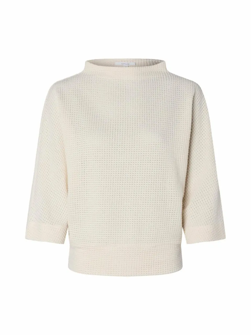 Opus Sweatshirts & Sweatjacken<Damen Sweatshirt - Gulopi ecru strukturiert